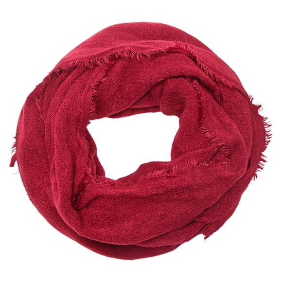 SUMMER & ROSE | Burgundy Oversized Scarf NWT - Picture 3 of 4